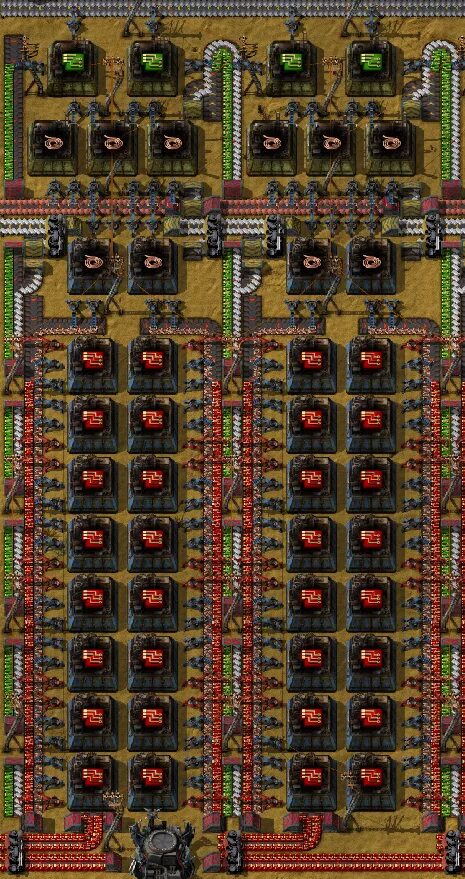 Производство электросхем Space Efficient Red Circuit Production - Factorio Forums