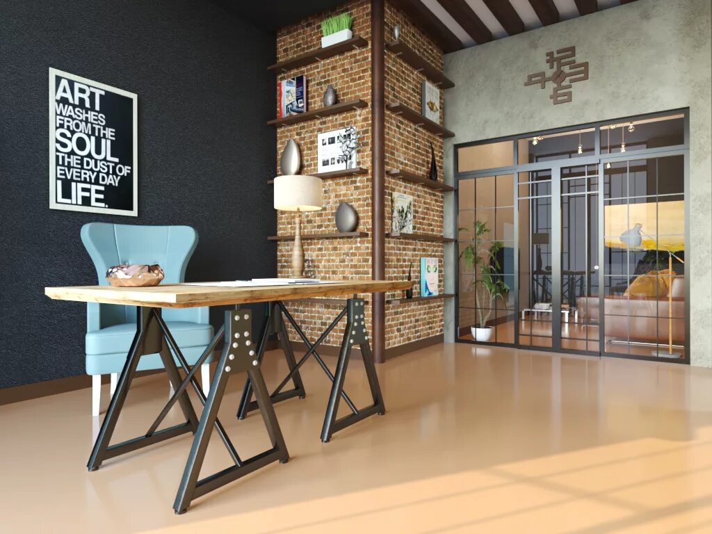 Производство мебели в стиле лофт Купить Кабинеты руководителя Loft Loft 2507-000 20995 руб. Доставка: в Москве ин