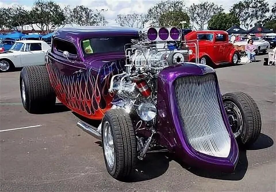 Flaming Hot Cool Custom Rod by RoadTripDog on DeviantArt Custom classic cars, Cl