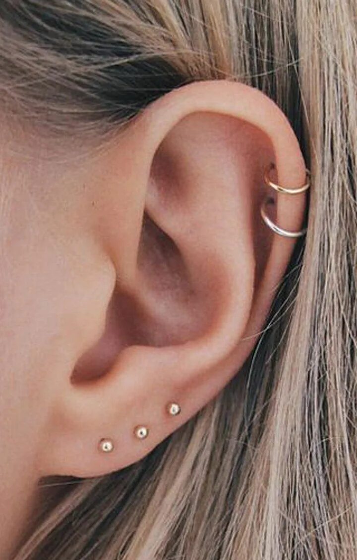 Прокол ушей идеи фото Pin by alissa on TATOOS&PIRC&JEWERLY Ear piercing for women, Cool ear piercings,