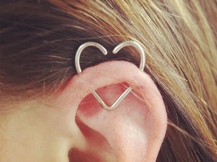 Проколола сердце шпилькой фото в ленту Heartilage Piercings Are The Latest Trend You Can't Help But Love Piercings, Jew