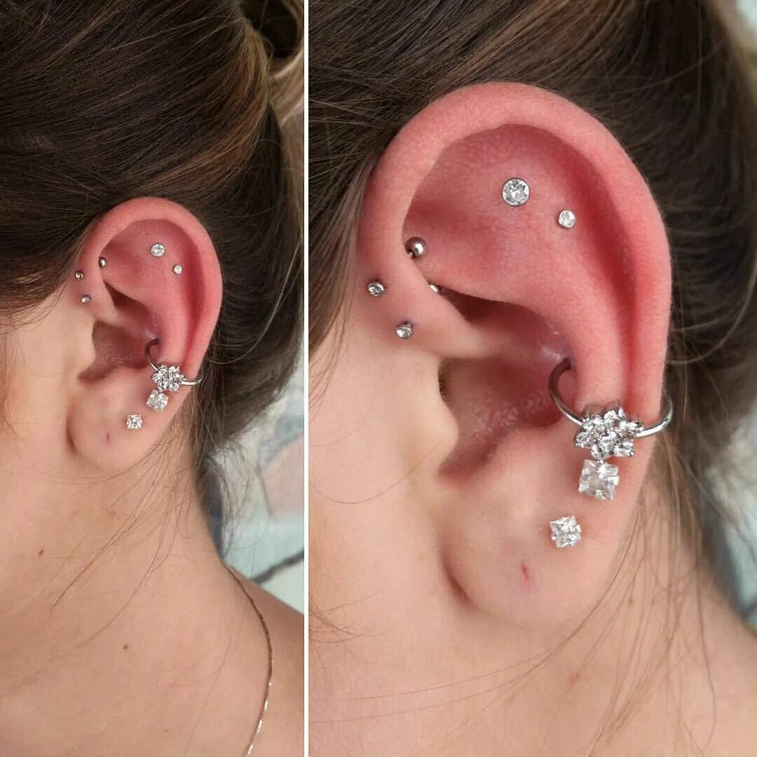 Проколы ушей виды фото и названия 55 Trendy Types of Ear Piercings and Combinations - Choose Your Look! Check more