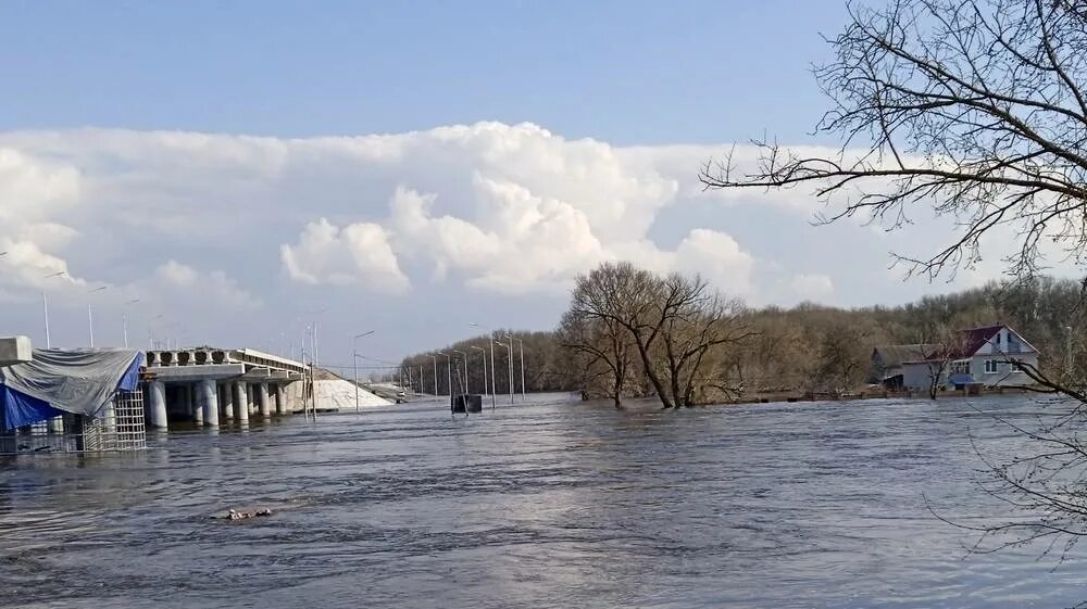 Промка на набережной в брянске фото В Брянске затопило съезды с новой дороги к строящемуся на набережной Славянскому