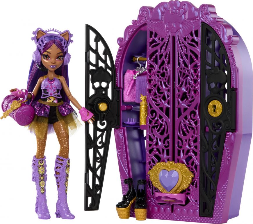 Промо фото кукол Кукла Skulltimate Secrets Monster Mysteries Clawdeen Wolf Doll - купить с достав