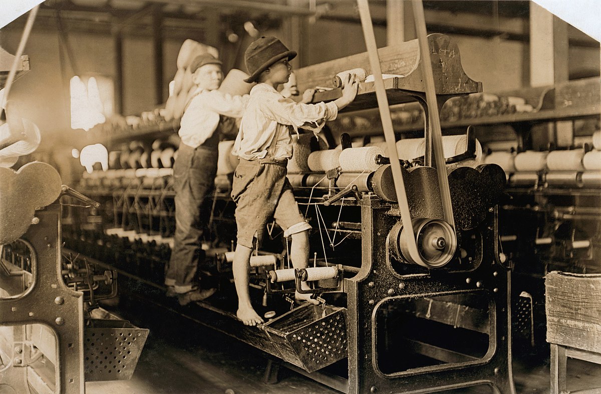 Промышленная революция фото Файл:Mill Children in Macon 2.jpg - Википедия