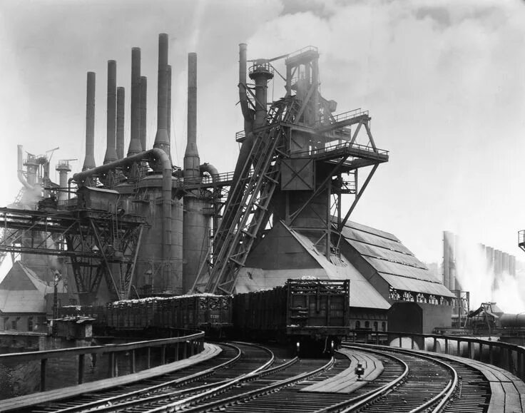 Промышленная старые фото Related image Carnegie steel, Blast furnace, Industrial architecture