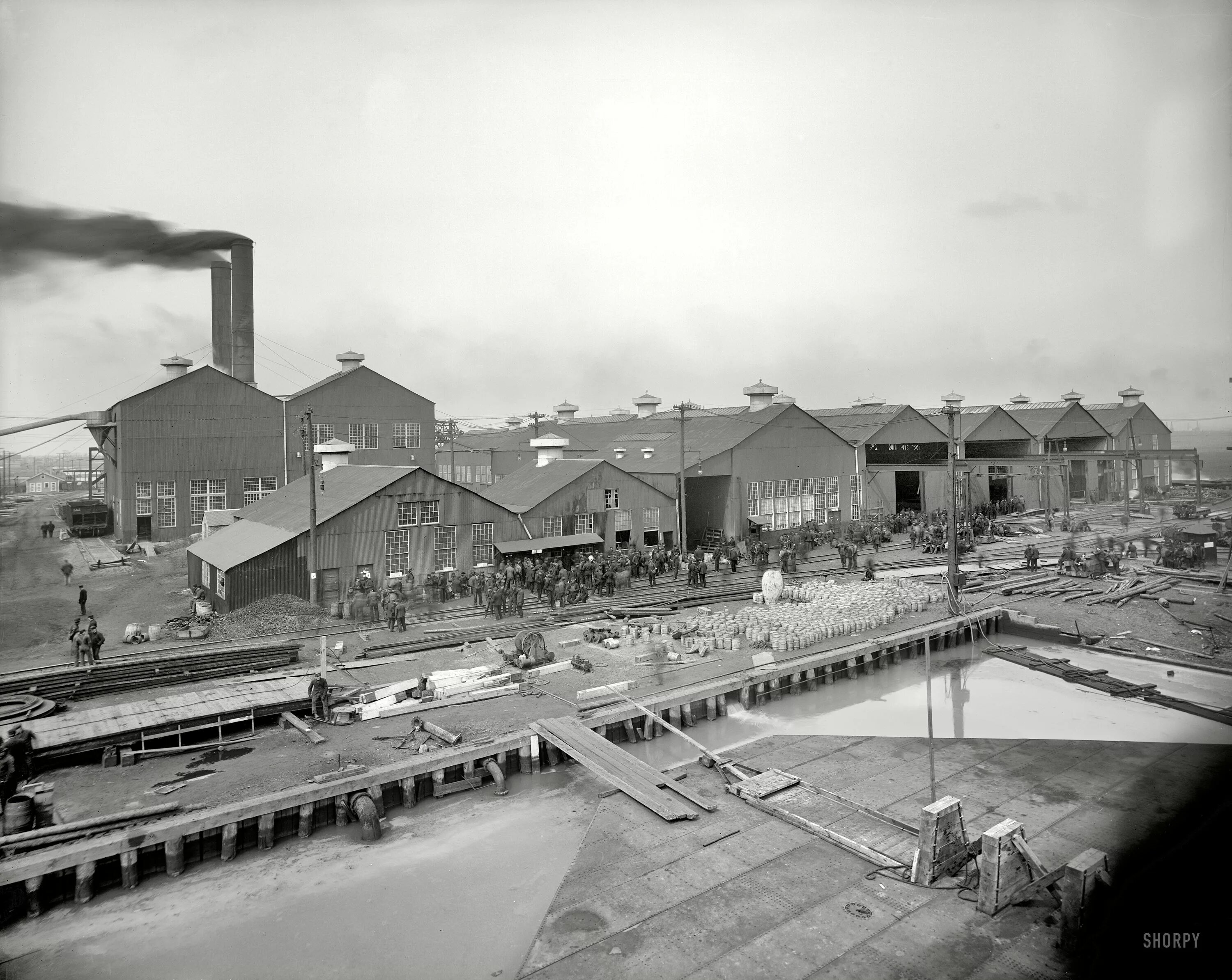 Промышленная старые фото Shorpy Historical Picture Archive :: Shipshape: 1906 high-resolution photo