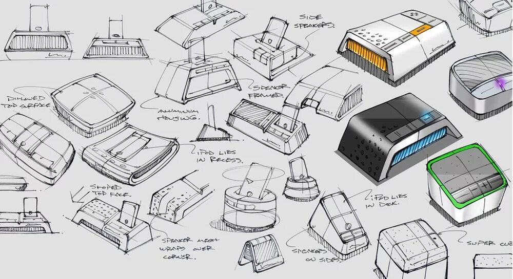 Промышленный дизайн фото Industrial Design Sketching Line