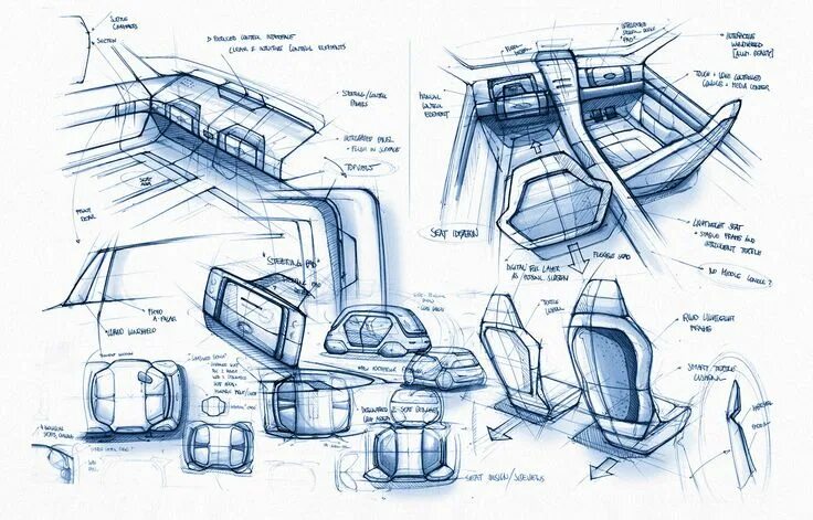 Промышленный дизайн интерьера Sketchbook on Behance Sketch book, Industrial design sketch, Sketches