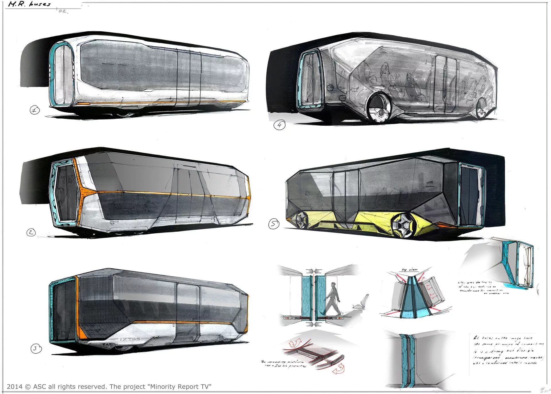 Промышленный дизайн россии 2024 Bus concepts for Minority Report TV project by Timur Mutsaev on ArtStation. Tran