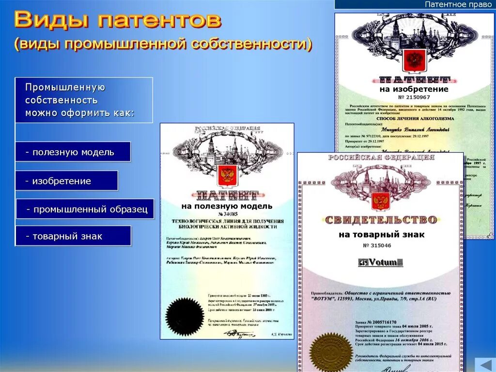 Промышленный образец фото Патент торговой организации