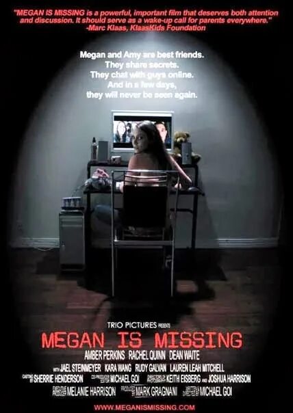 Пропавшая меган фото номер 1 MEGAN IS MISSING (2011) Blog de Cine Polémico