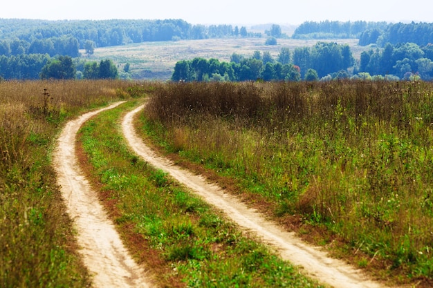 Проселочная дорога фото Premium Photo Country road