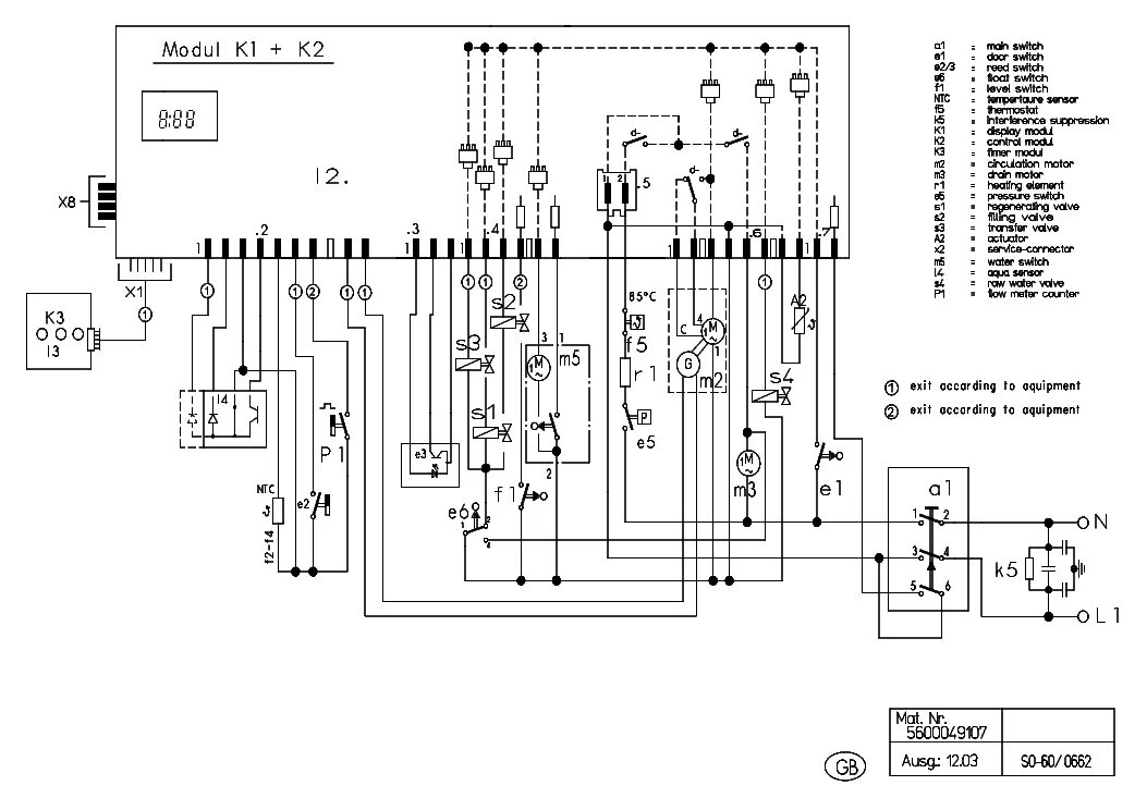 Troubleshooting a Bosch Dishwasher No Heat Problem Using the Schematic and Live 