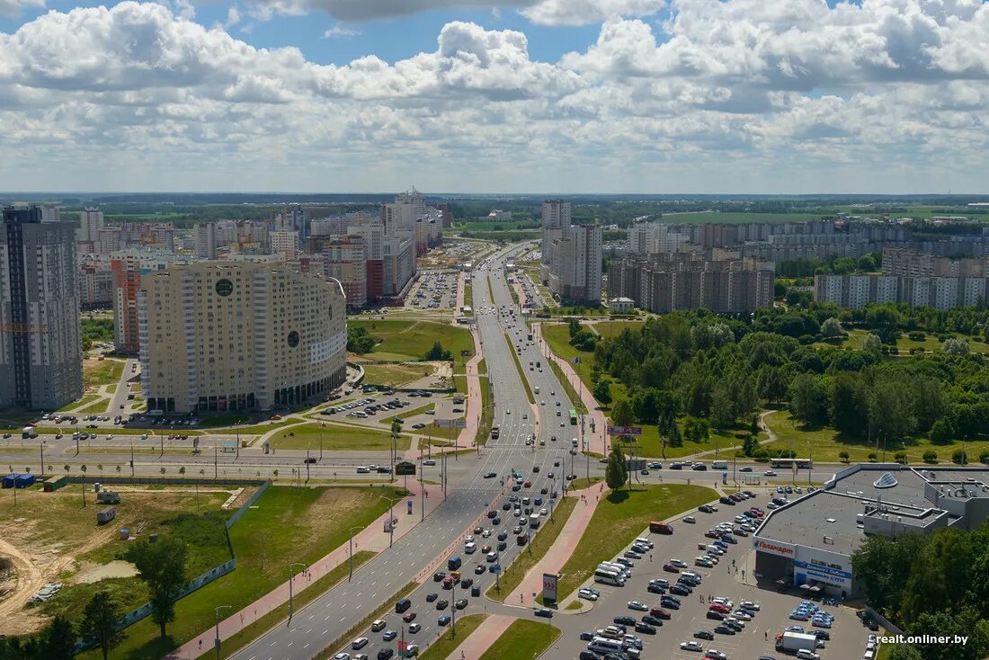 Проспект дзержинского минск фото Фотопроект "Крыши Минска": проспект Дзержинского и девушка-стиляга