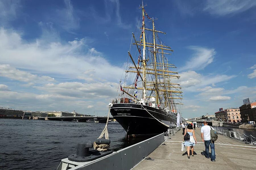 Проспект крузенштерна санкт петербург фото Четырехмачтовый барк "Крузенштерн": история и незабываемое фотопутешествие на бо