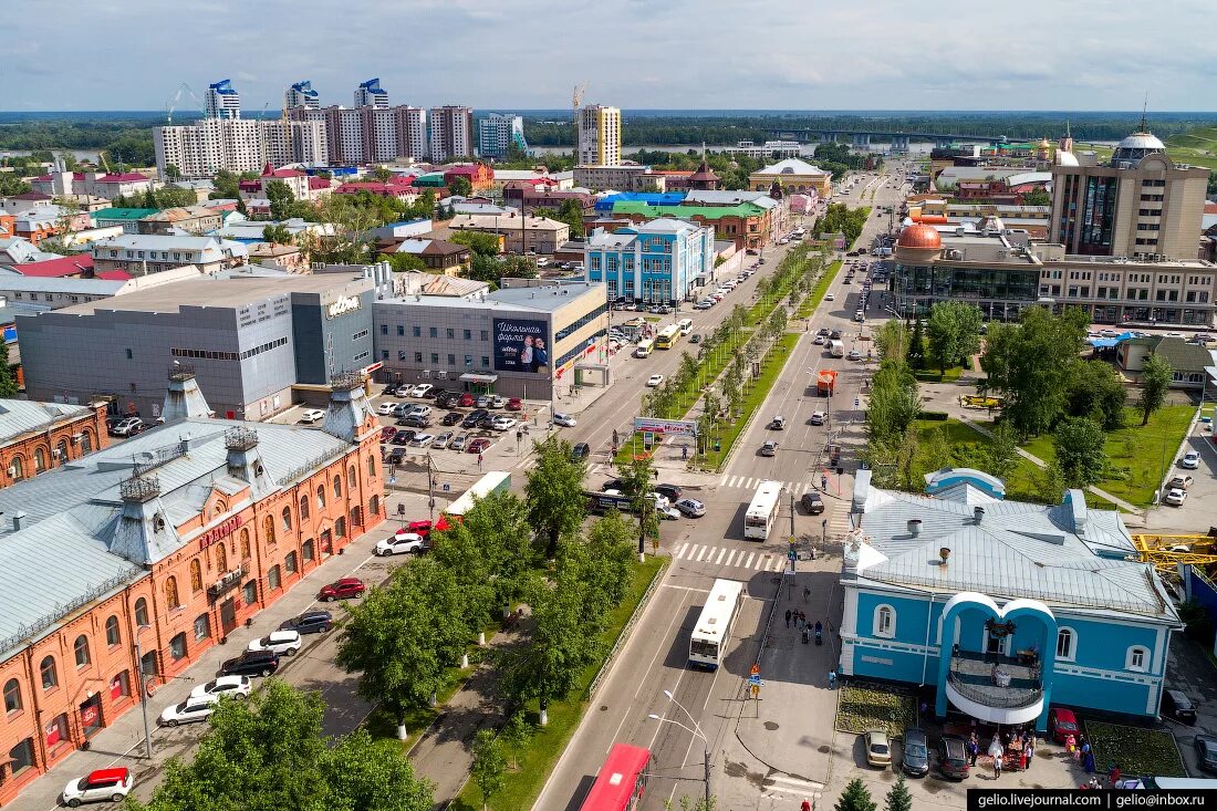 Проспект ленина барнаул фото Барнаул с высоты: столица Алтайского края" в блоге "Города и сёла России" - Сдел