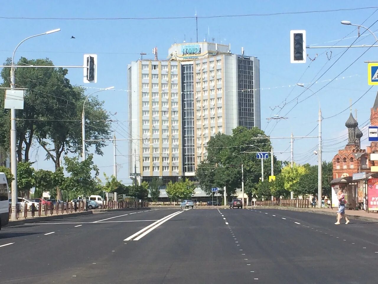 Проспект ленина брянск фото В Брянске продолжается капитальный ремонт проспекта Ленина * БрянскНОВОСТИ.RU