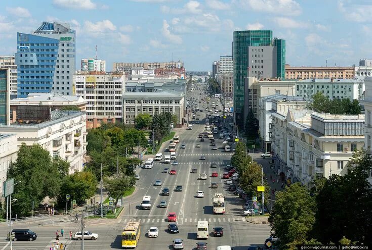 Проспект ленина челябинск фото Виды Челябинска ФОТО НОВОСТИ Город, Главная улица, Вид