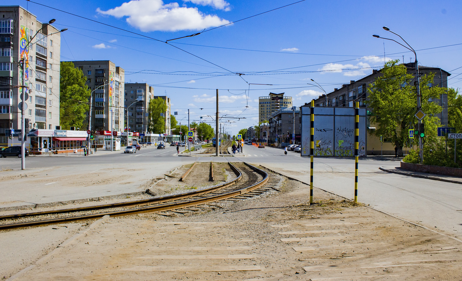 Проспект ленина фото Barnaul - Reconstruction of bridge on Prospect Lenina and Kulagina Street; Barna