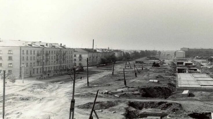 Проспект ленина старые фото Барнаул 1950-е годы