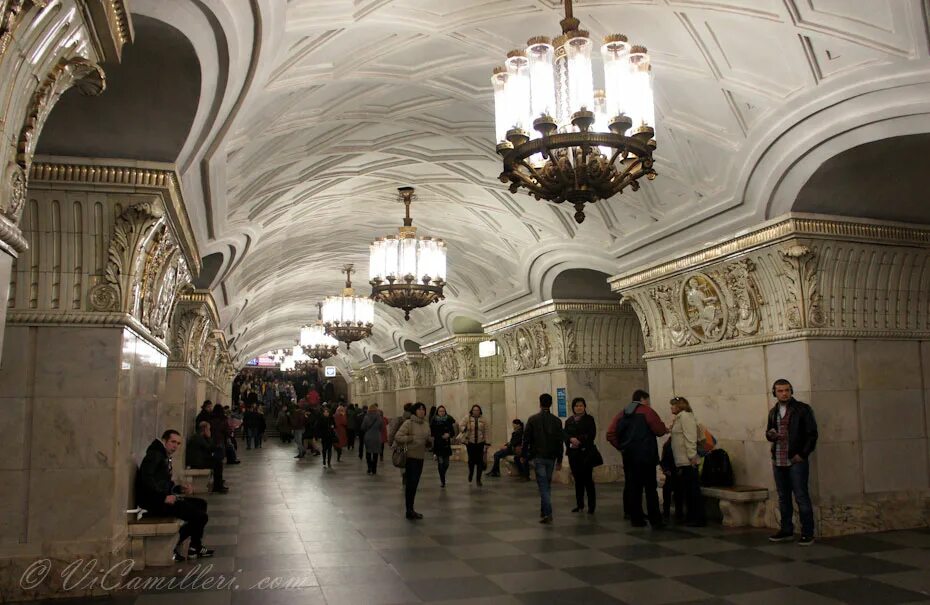 Проспект мира кольцевая фото Московское метро - самое красивое метро в мире