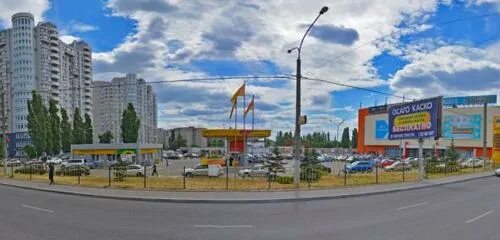 Проспект патриотов фото Panorama: Rosneft', gas station, Russia, Voronezh, Patriotov Avenue, 1А - Yandex