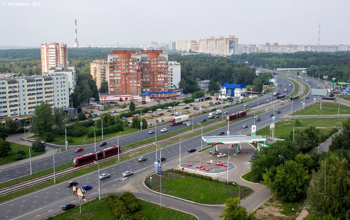 Проспект победы фото Kazan - Big tram circle; Kazan - ET Lines 4 - East; Kazan - Photos from a height