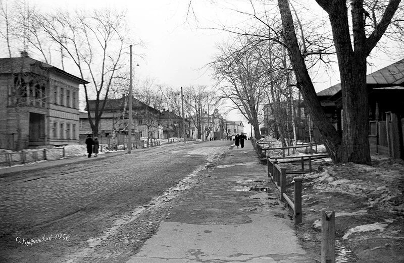 Проспект победы вологда старые фото РОДНАЯ УЛИЦА МОЯ... Улица Пушкинская. Дома № № 5, 7 и др. 1956 год. Фото Станисл