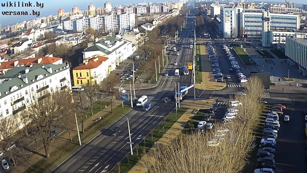 Проспект просп машерова 15а брест фото Проспект Машерова (ЦУМ). ДТП. 05.12.2019. Брест - YouTube