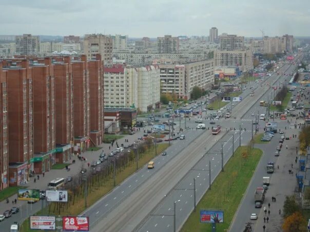 Проспект просвещения санкт петербург фото 1981.Новостройки в районе пересечения пр. Фотография из альбома Проспект Просвещ