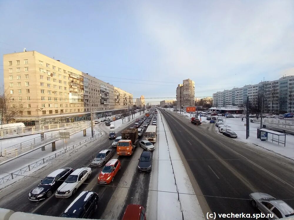 Проспект славы санкт петербург фото Знаменитый "Краб" в Купчино на проспекте Славы: атмосферные фотографии - Вечерни