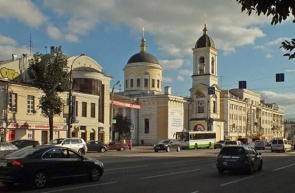 Проспекты твери фото Тверской проспект. Вид в сторону пересечения с улицей Советской. Слева-1957-ой г