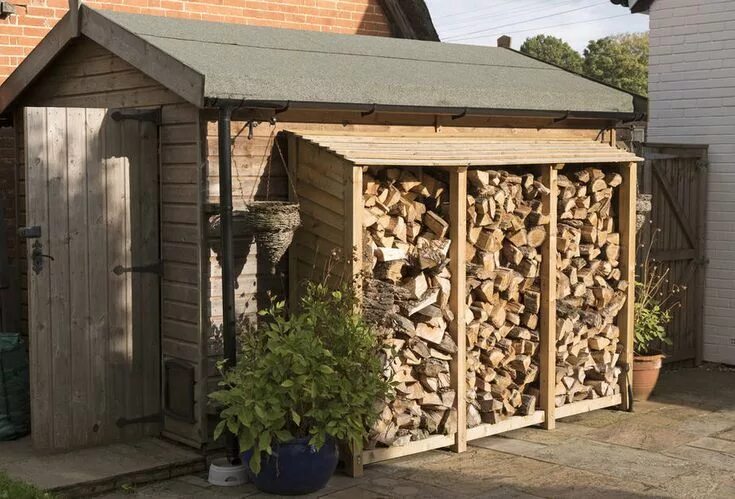 Простая дровница своими руками на даче 35 Shed Ideas Designed to Maximize Storage in 2024: Own The Yard Firewood storag