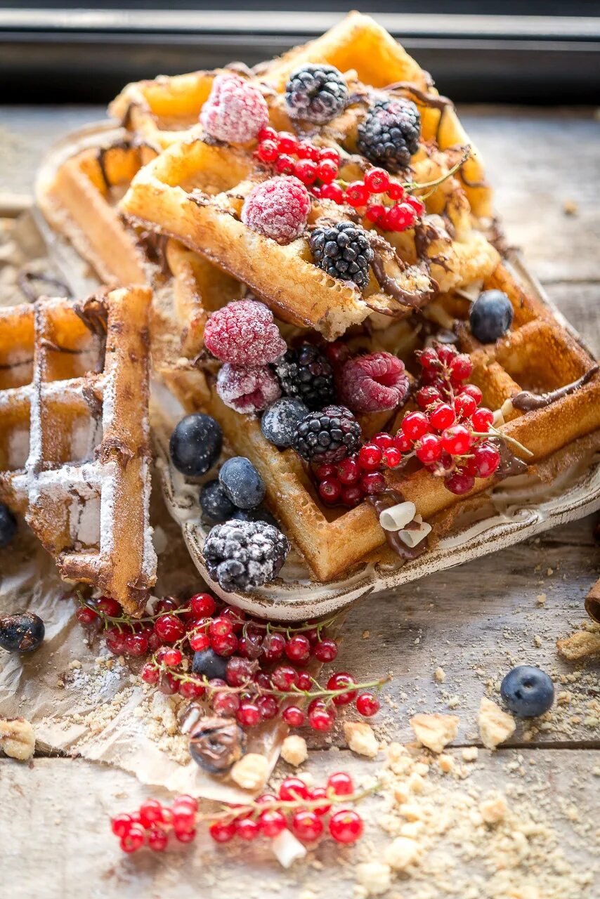 Простая кулинария с фото Food photography for Veronique Waffle House :: Behance