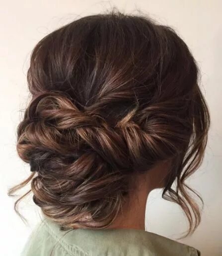 Простая прическа на вечер на средние волосы wedding-hairstyles-2-02082017-km - MODwedding Long hair styles, Wedding hair ins