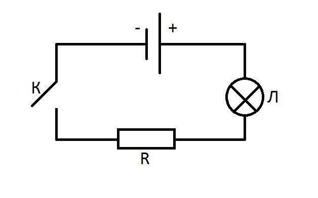 Простая схема электрической цепи Ответы Mail.ru: Объясните, почему без разницы, как включать в цепь резистор?