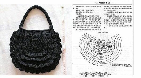 Простая сумочка крючком Pin by Crochetpedia on Crochet Purses Crochet purse patterns, Purse patterns, Cr