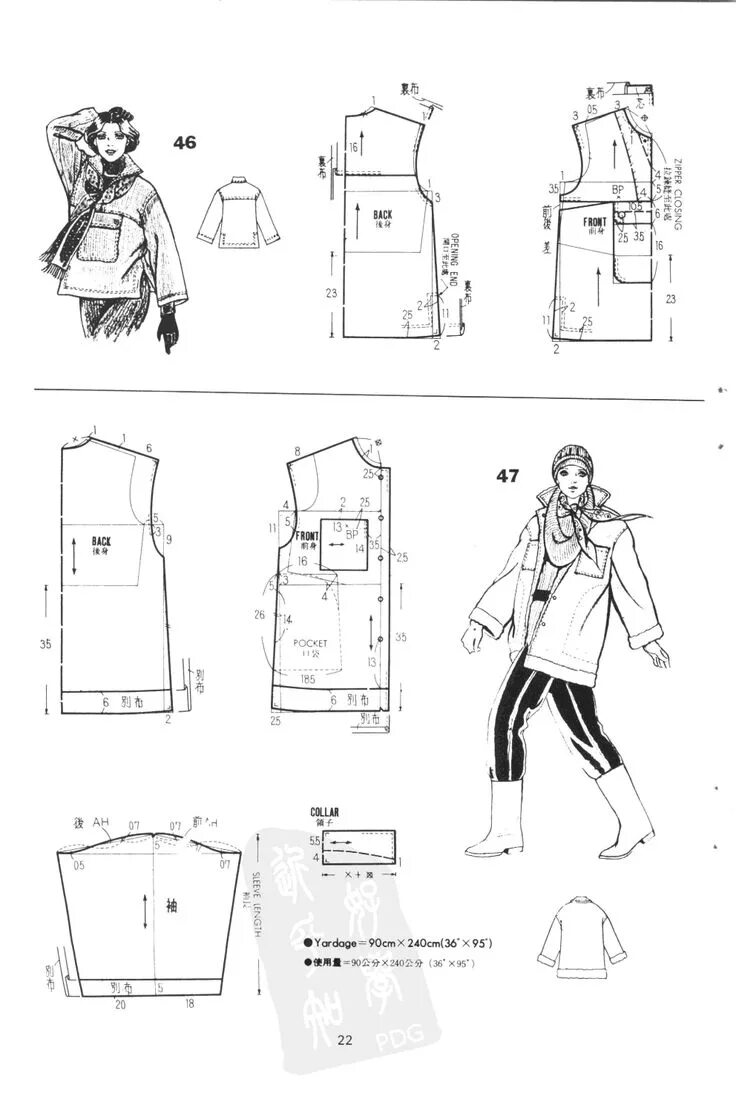 Простая выкройка куртки женской Diy sewing pattern, Fashion sewing pattern, Sewing patterns