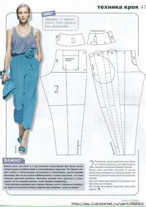 Простая выкройка широких женских брюк из трикотажа Designer Pants pattern making Узорчатые брюки, Выкройка брюк, Платье швейные шаб