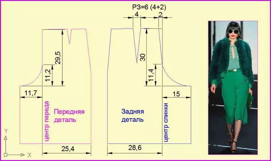 Простая выкройка юбка брюки для женщин Как сшить юбку-брюки своими руками из шифона: модели, выкройки, фото Выкройка бр