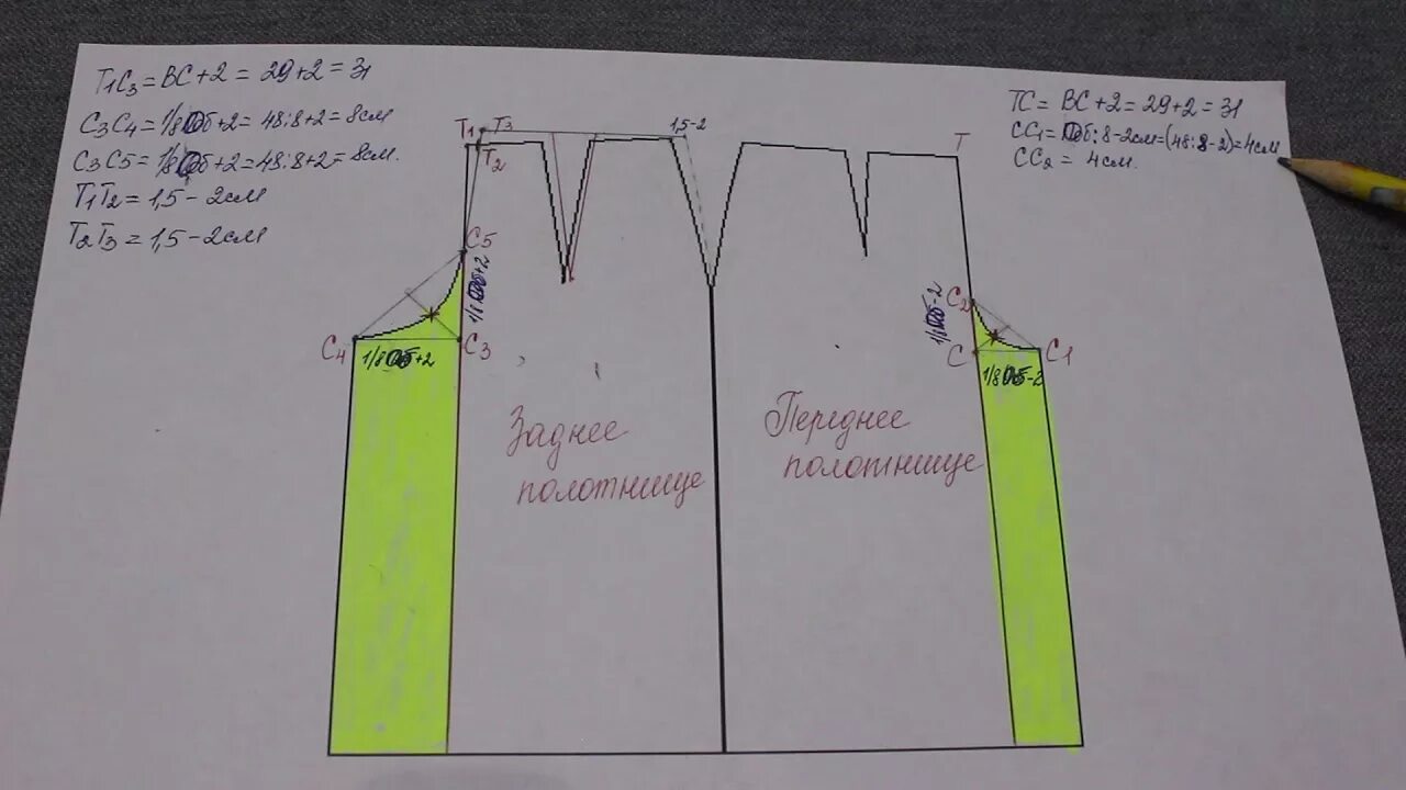 Простая выкройка юбки брюк Кюлоты или юбка-брюки. Как выкроить за несколько минут на основе базовой выкройк