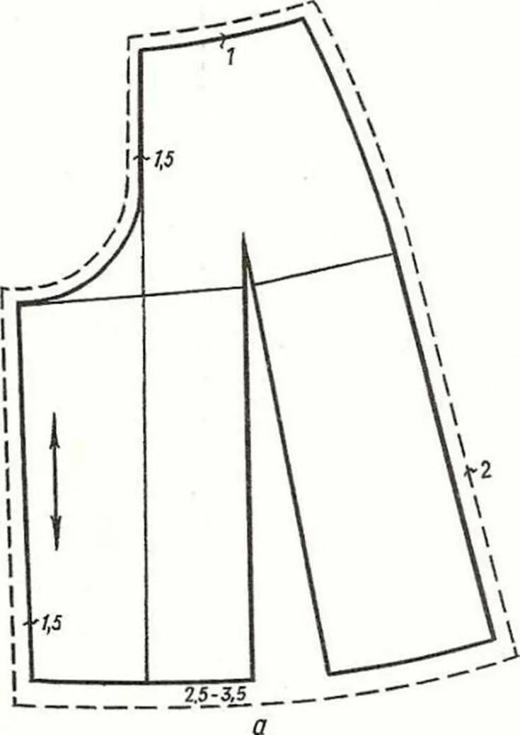 Простая выкройка юбки брюк Как сшить брюки без выкройки своими руками за один вечер Выкройка для начинающих
