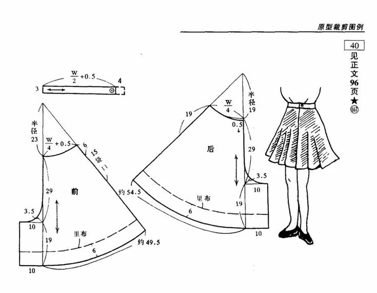 Простая выкройка юбки шорты для девочки Юбка-шорты, юбка-брюки, кюлоты. - Клуб Сезон Узорчатые брюки, Выкройки, Выкройки
