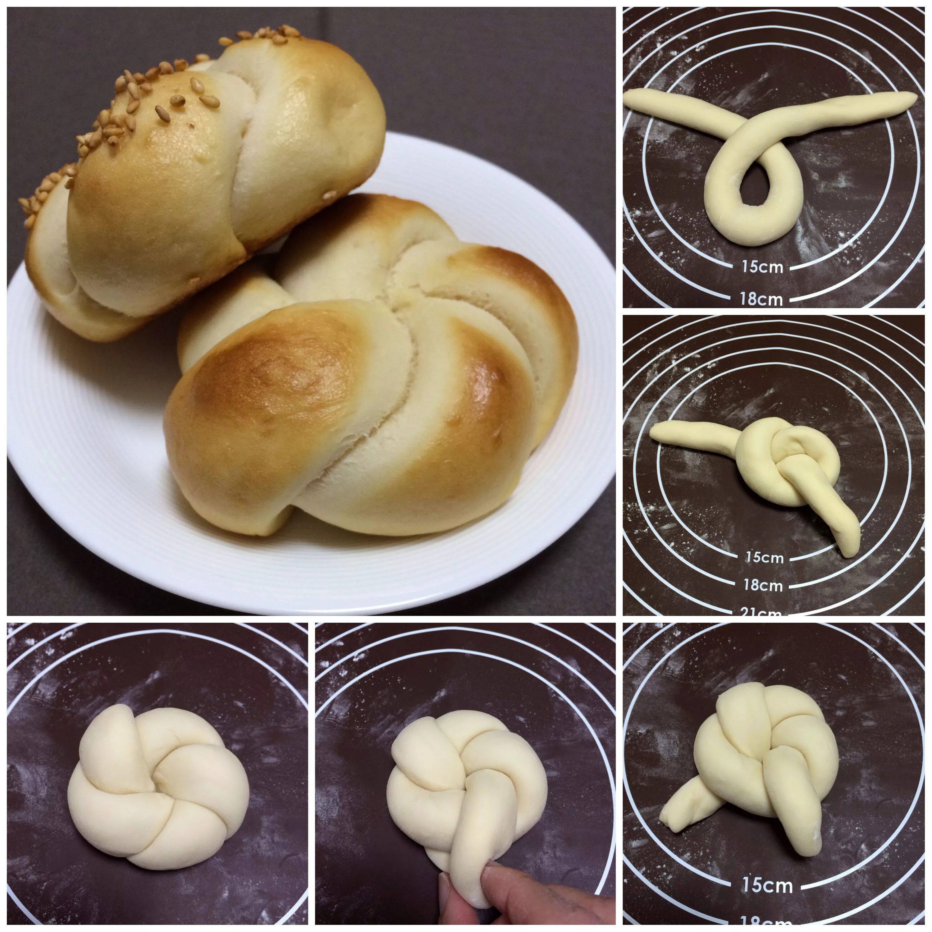 Простая выпечка с пошаговым фото Cream cheese pretzels in the shape of a flower. Put cream cheese on dough and ro