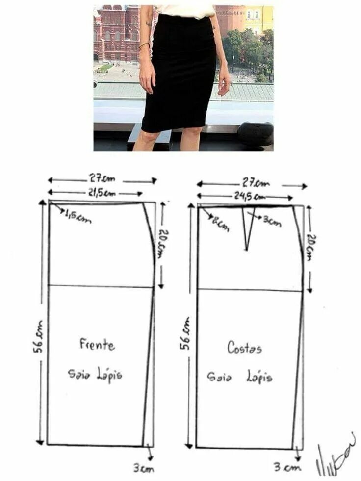 Простая юбка карандаш длинная выкройки Pin by Berna Mena Araya on Faldas Skirt patterns sewing, Skirt pattern, Dress se