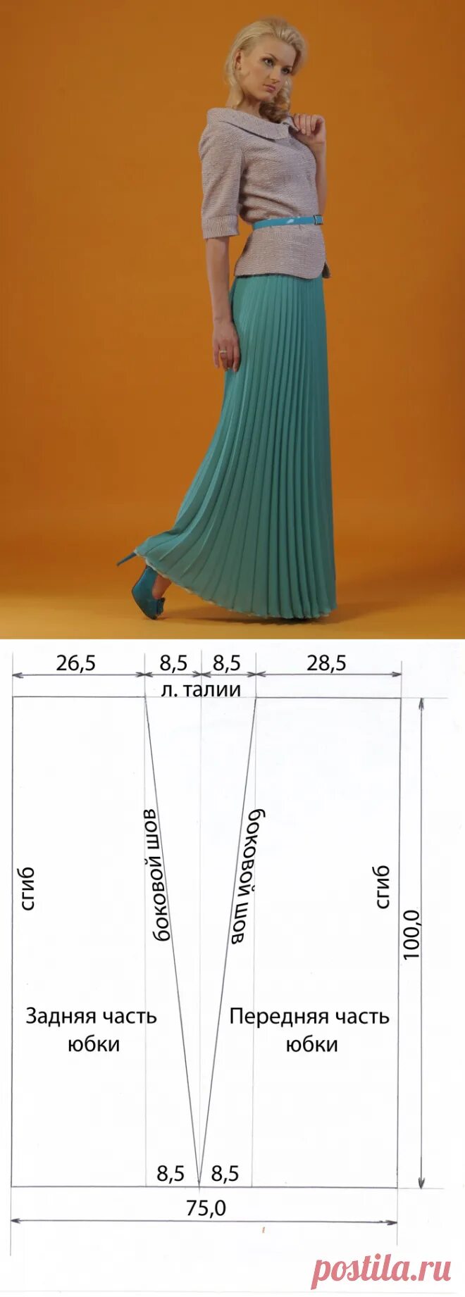 Простая юбка в пол выкройка Как сшить длинную юбку в пол: выкройка своими руками, фасоны на лето