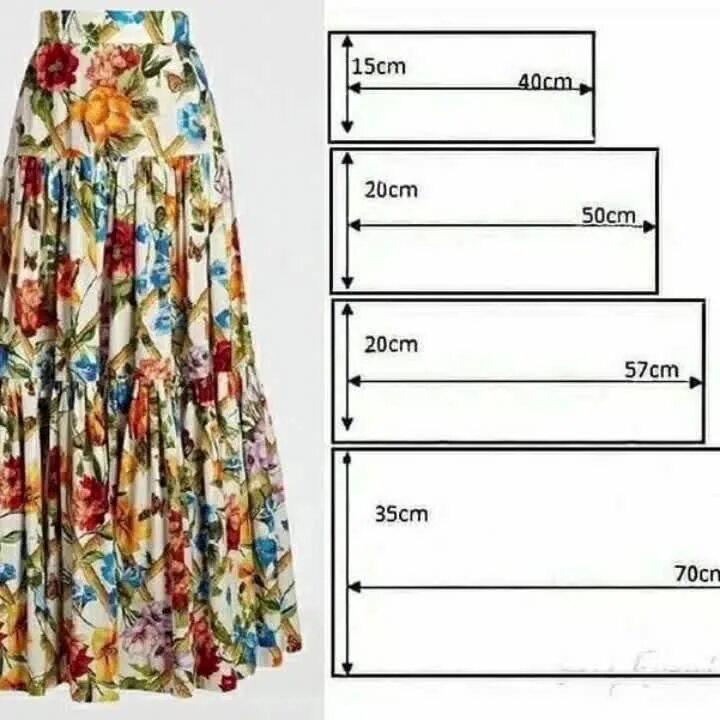 Простая юбка в пол выкройка Make Your Day Fashion sewing, Sewing clothes women, Sewing skirts