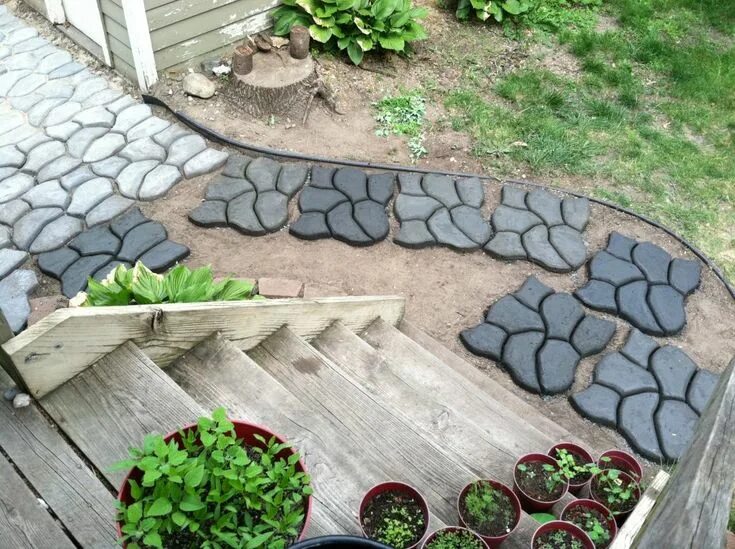 Простейшая дорожка на даче своими руками DIY - Do It Yourself Garden Path Ideas - Engineering Discoveries Garden pathway,