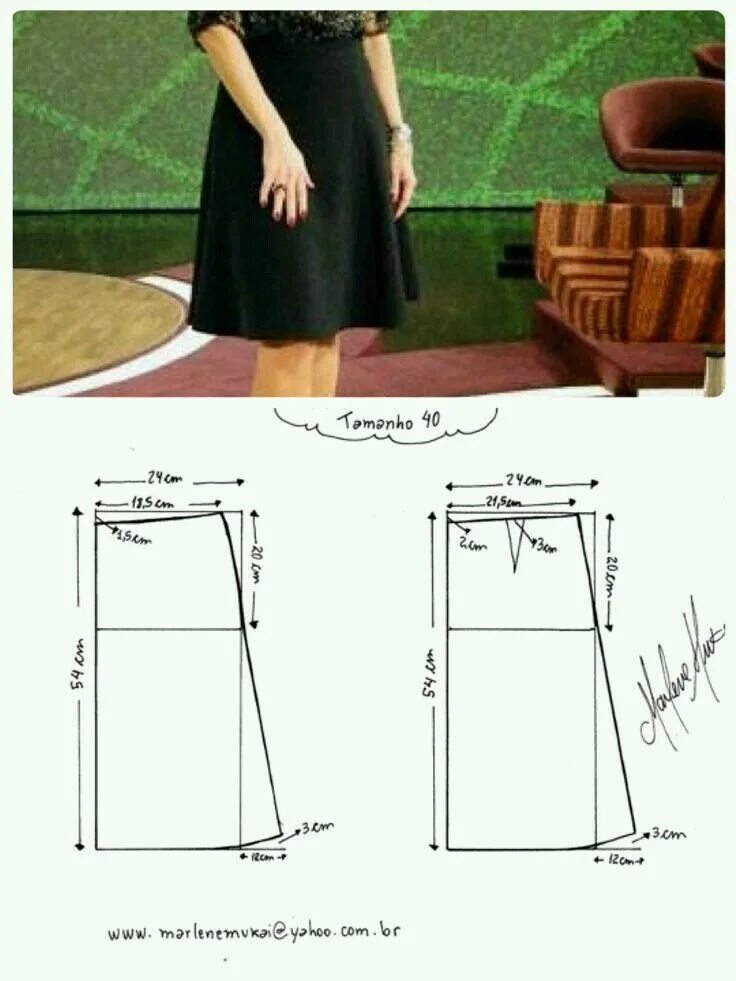 Простейшая выкройка юбки для полных Pin on юбки Fashion sewing pattern, Sewing skirts, Dress sewing patterns